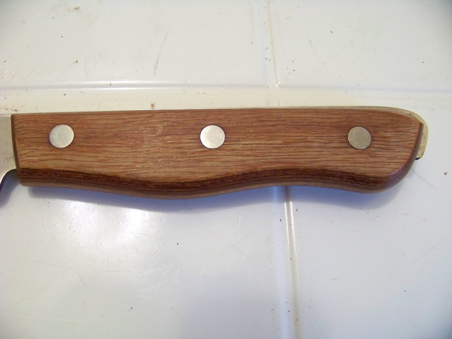 Nice vintage Precision Hollow Ground fine stainless steel knife