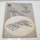 vintage operators manual McCormick international harvester 401 spring tooth harrow drawbars