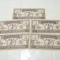 5 vintage toy western  play money Jacksonville $1 Buckaroos
