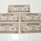 5 vintage toy western  play money Jacksonville $20 Buckaroos