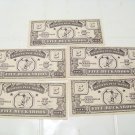 5 vintage toy western  play money Jacksonville $5 Buckaroos