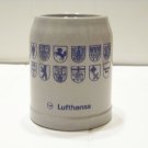 Lufthansa airline advertising stein .3l beer coffee mug
