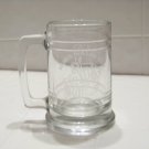 Clear glass Silver Dollar City etched train mug