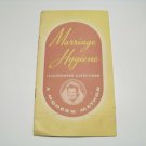 Vintage 1937 Marriage Hygiene directions modern method