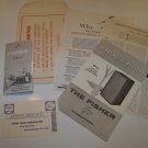 vintage Fisher 1963 stereo pamphlet paperwork ephemera music