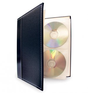 CD DVD Large Storage Binder - Black