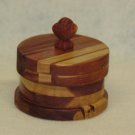 4 in. Round Cedar Box with Lid