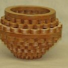Wooden Stacked Vase