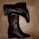 woman's black boot