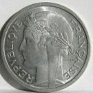 1959 aluminum 1 Franc, last year
