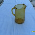 Vintage Amber Pitcher