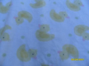 Yellow ducky blanket