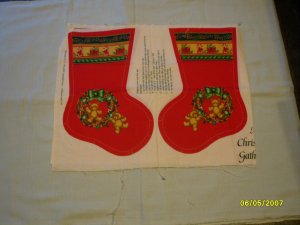 ready to sew xmas stocking
