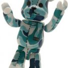 Bape Camo 100% Be@rbrick - Blue