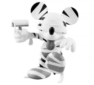 Mummy Mickey Mouse by ROEN - Black and White