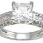 Princess Cut Channel Wedding Ring