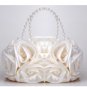 Impressive Satin Beads/Sequins Evening Bag Handbag Purse Clutch