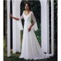 Chapel Train Satin Wedding Dresses for Bride