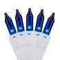 20 Blue Christmas Mini Lights