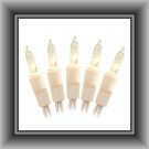 100-Light String Christmas Mini Lights - White Wire