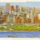 Bird's-Eye View Michigan Blvd., Chicago unused postcard post card