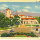 City Hall, Honolulu linen, unused postcard post card