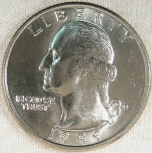 1989 D Washington UNC