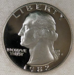 1982 S Washington Proof