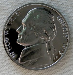 1973 S Jefferson Proof #849