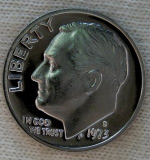 1973 S Roosevelt Proof #854