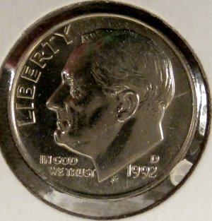 1992 D Roosevelt UNC #1240