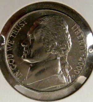2000 D Jefferson UNC #1248
