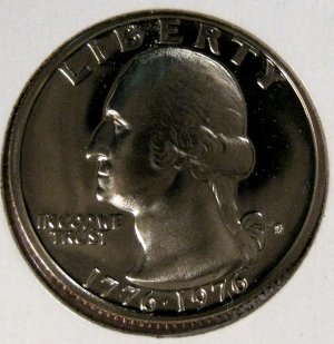 1976 S Washington Proof #1306