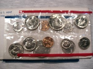 1981 Mint Set P&D #1400