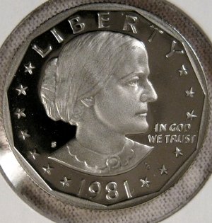 1981 S SBA Proof Type 1 #1406