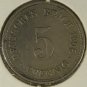 1908A German Empire 5 Pfennig #4113