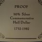 1982 Washington Half Proof #4216