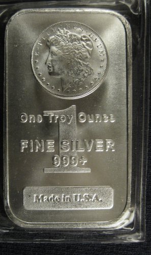 1 ounce silver bar #4675