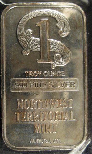 1 ounce silver bar #4480