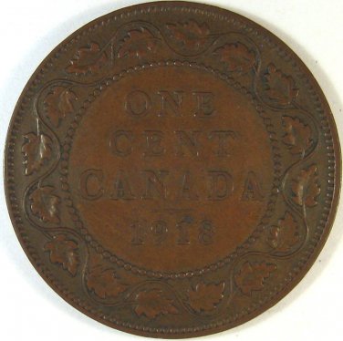1918 Canada Large Cent #4998