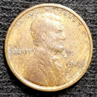 1909 Lincoln Cent - VF Details - #63