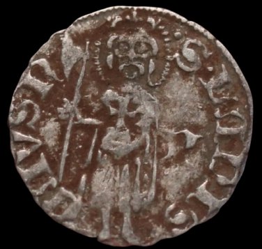 Hungary Silver Denar - 1365-1368 A.D. #141