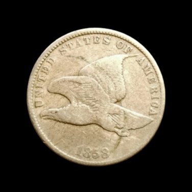 1858 Flying Eagle Cent - VG10 Details #144