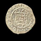 1576 Hungary Silver Denar - #181