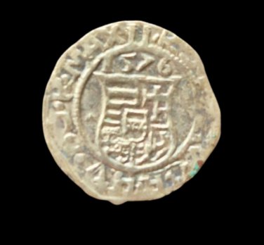 1576 Hungary Silver Denar - #181