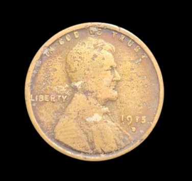 1915-D Lincoln Cent - VG details #196