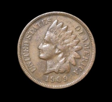 1909 Indian Head Cent - F12 #203