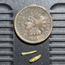 Natural Placer Wire Gold - .09 grams #208