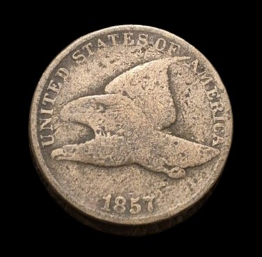 1857 Flying Eagle Cent - G4 #238