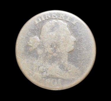 1801 Draped Bust Large Cent - AG3 #243